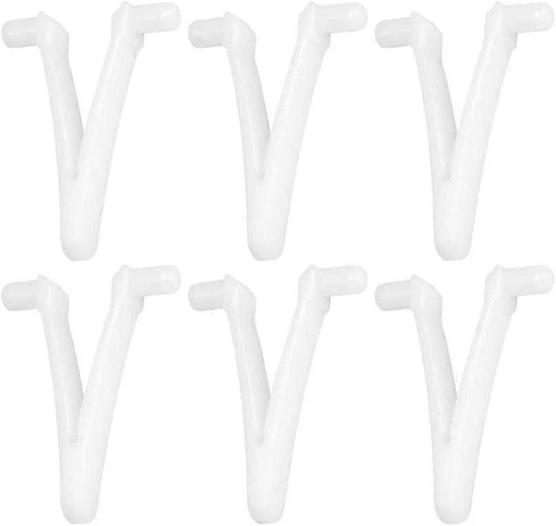 6Pcs Pool Vacuum Head Clips, Universal Swimming Pool V Clips with Pins, Quick Tool Replacement