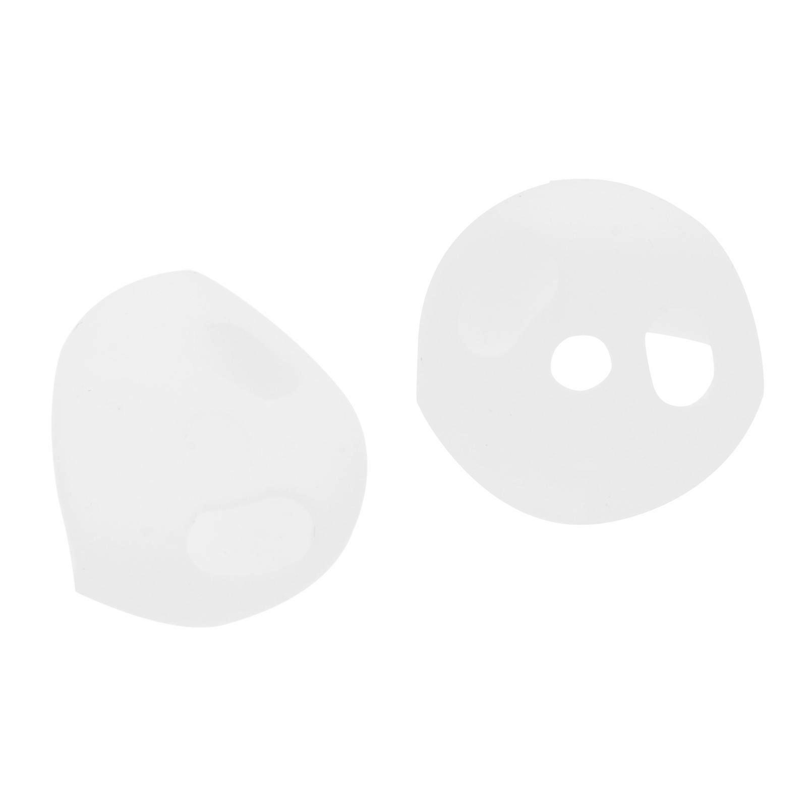 Earphone Caps Silicone Ear Tips for Wireless 2Pairs White