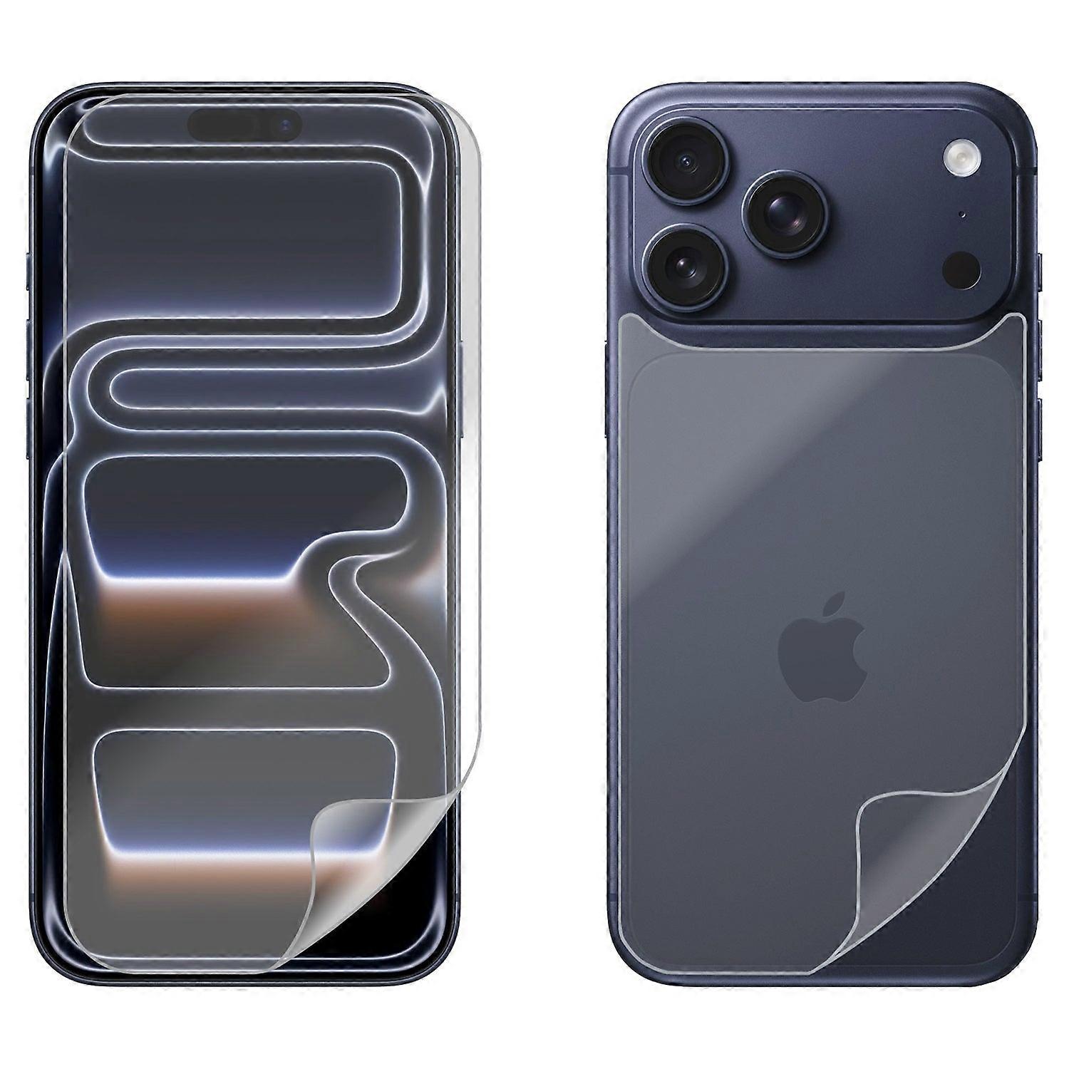 Soft Pet Film Screen Protector Guard For Apple Iphone 17 Pro Max Front And Back