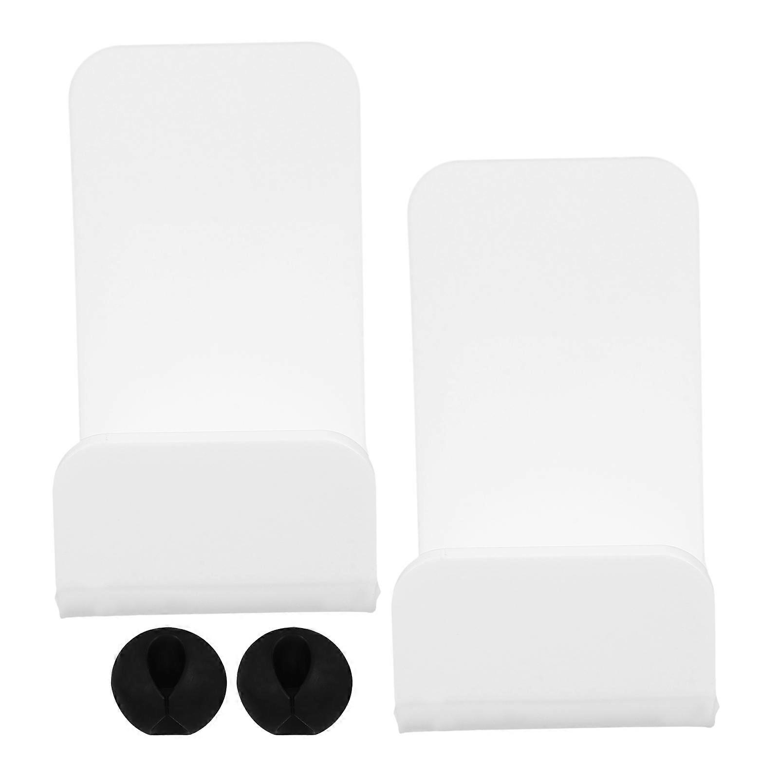 Earphone Stand Headphone Display Rack for Storage 2Sets Acrylic White Holder