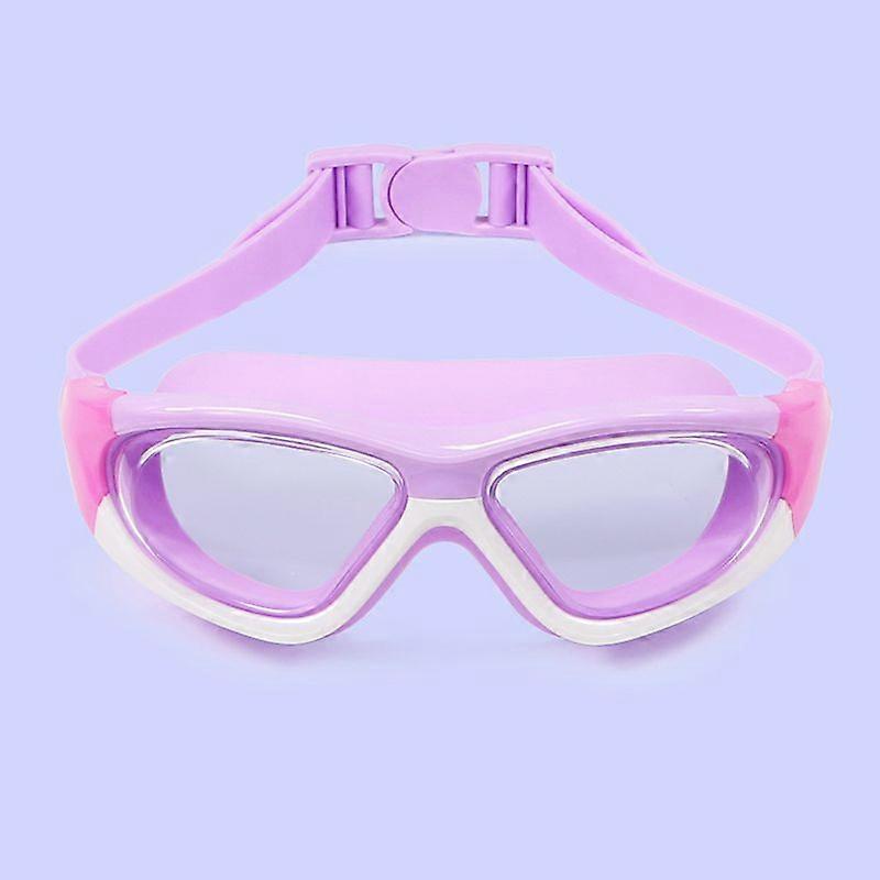Children'S Swimming Goggles Large Frame Flat Bottom Diving Goggles Waterproof