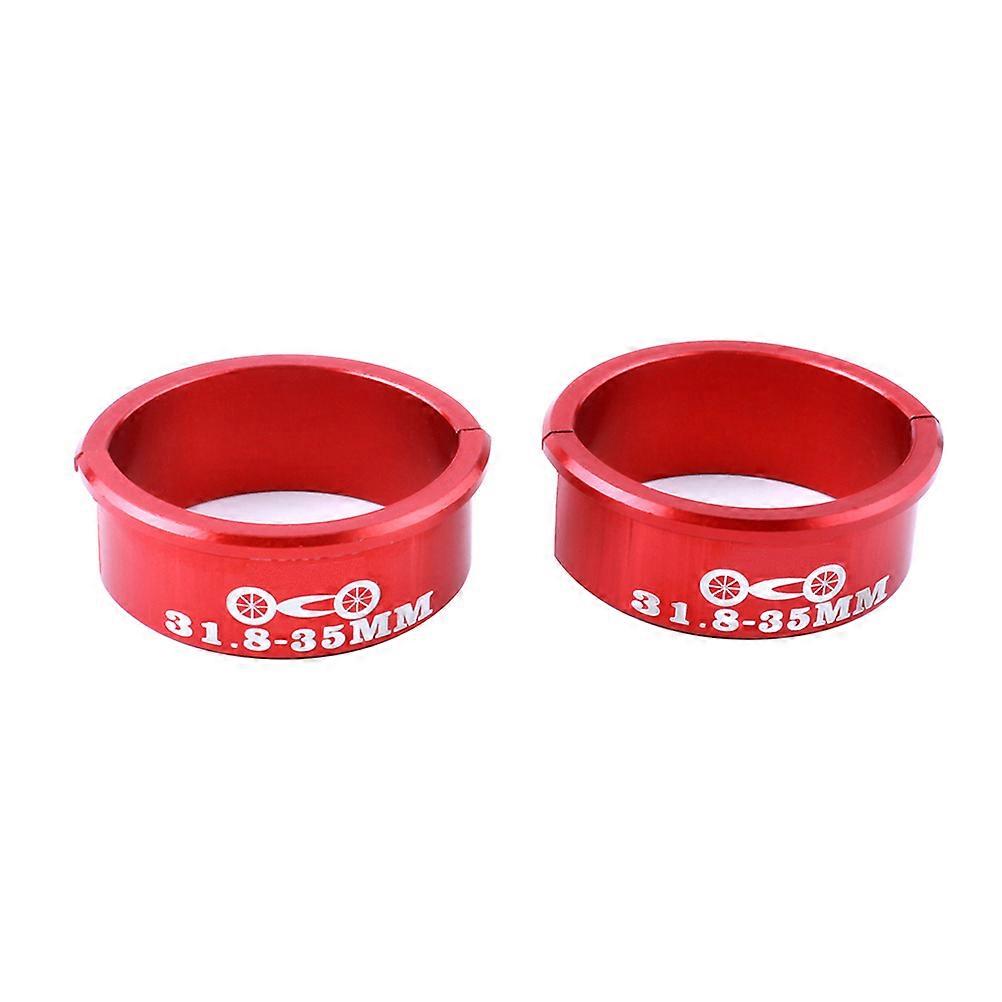 Handlebar Conversion for Bike Handlebar Adapter Red 8Pcs Set