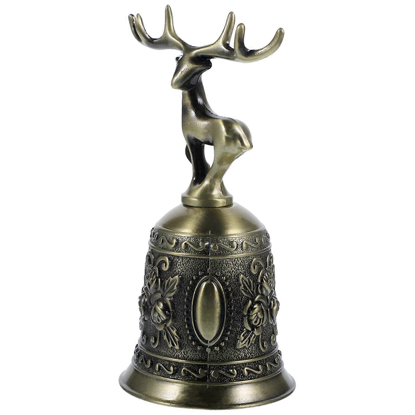 Manual Restaurant Bell for Customer Service 5Pcs Bell Grey