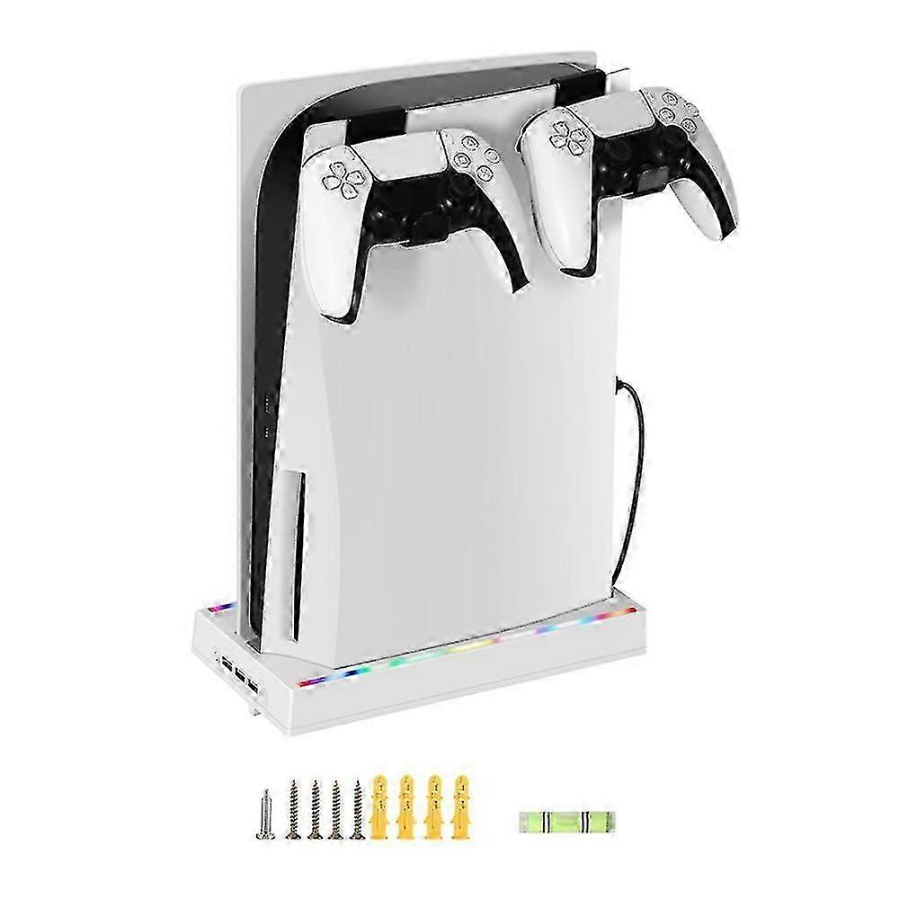 2025 Wall Mount Bracket For PS5 Game Console Gamepad Display Rack Headphone Storage