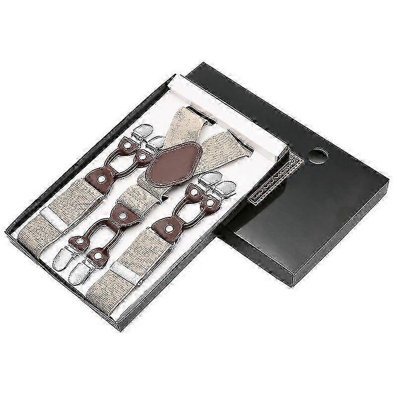 2025 Adjustable 6 Clips Trousers Strap Clip For Men