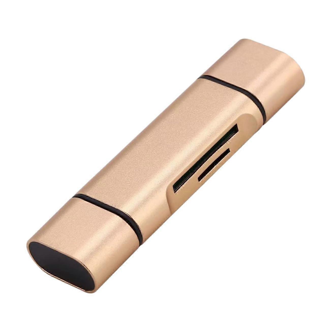 USB TypeC OTG Card Reader Speed USB 3.0 Dual Slot for Phone and Computer PlugandPlay