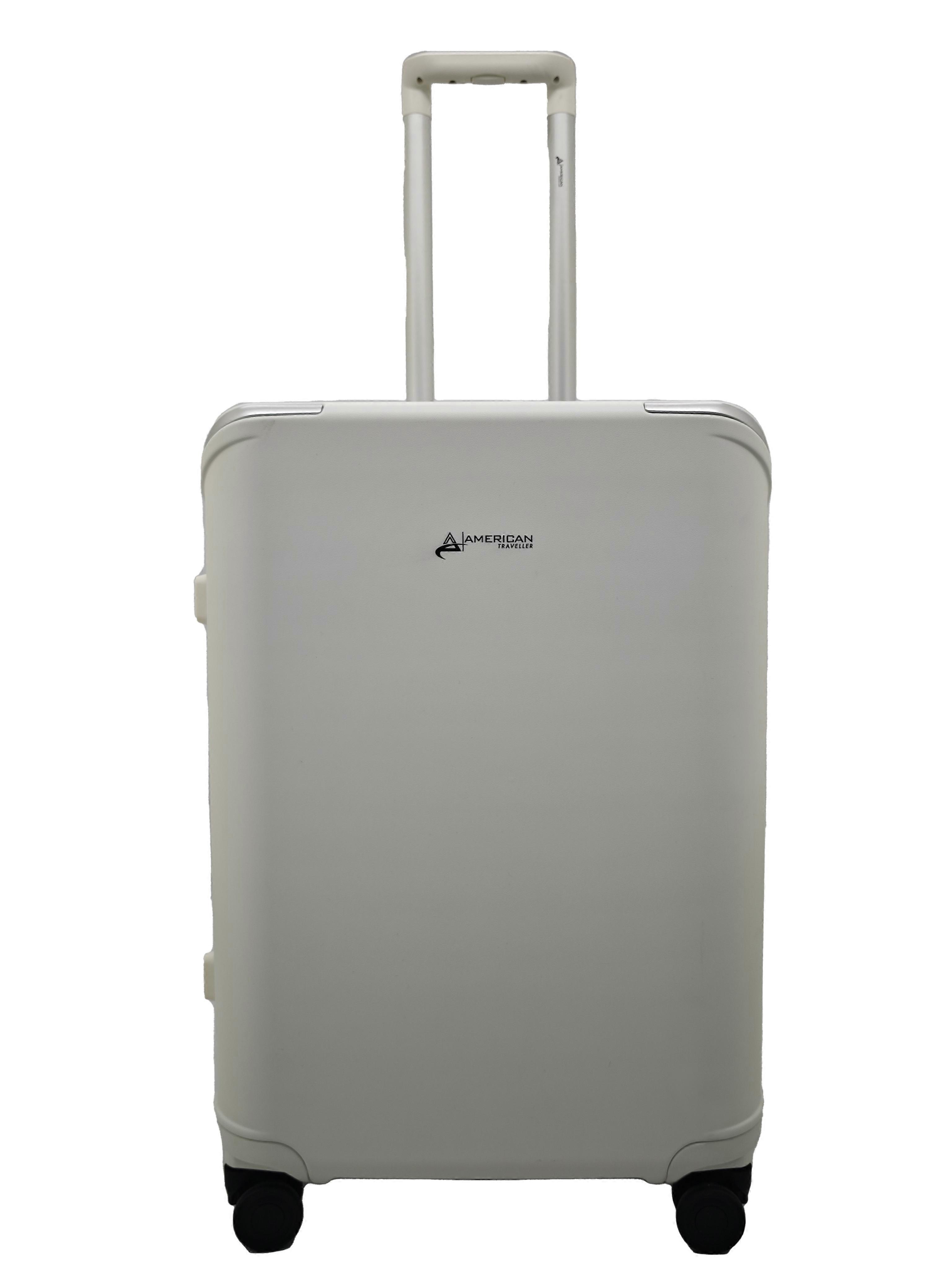 American Traveller Beaumont Edition Hard Trolley Case -white