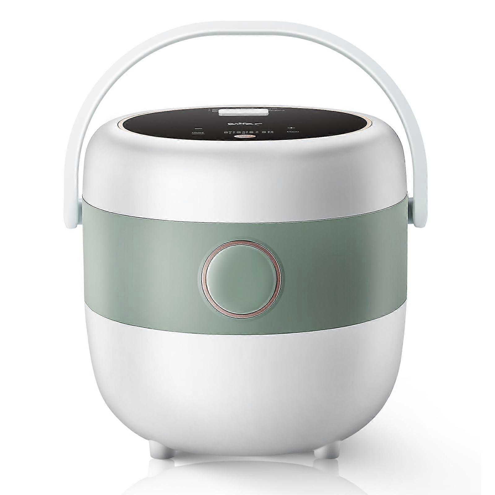 Small Rice Cooker 3 Cups with TouchScreen, Fuzzy Logic, MultiMenu, Nonstick PFAS Pot