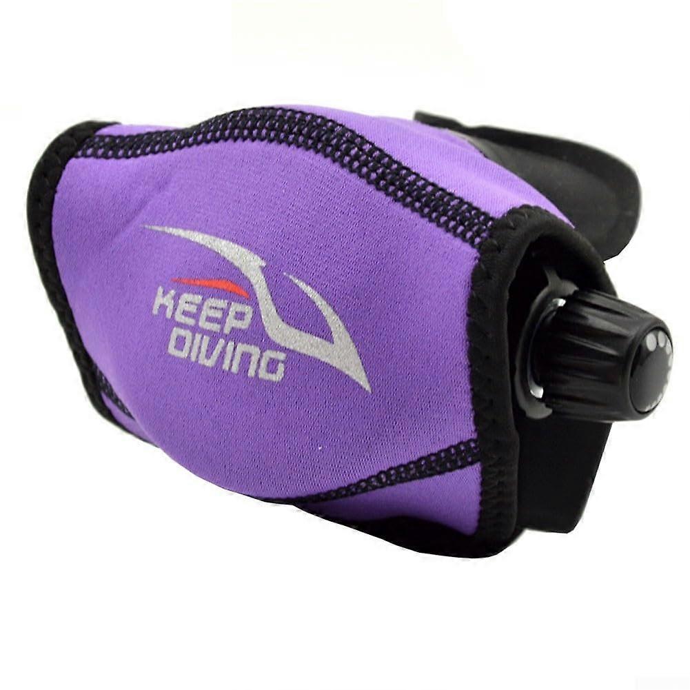 Scuba Regulator Cover Neoprene Purple Dustproof Protector for Second Stage Universal Fit