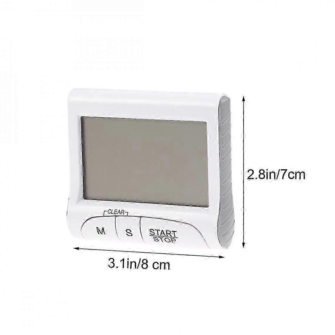 Large Screen Digital Cooking Timer, Countdown Clock, Loud Alarm, Large Lcd Display, Battery.