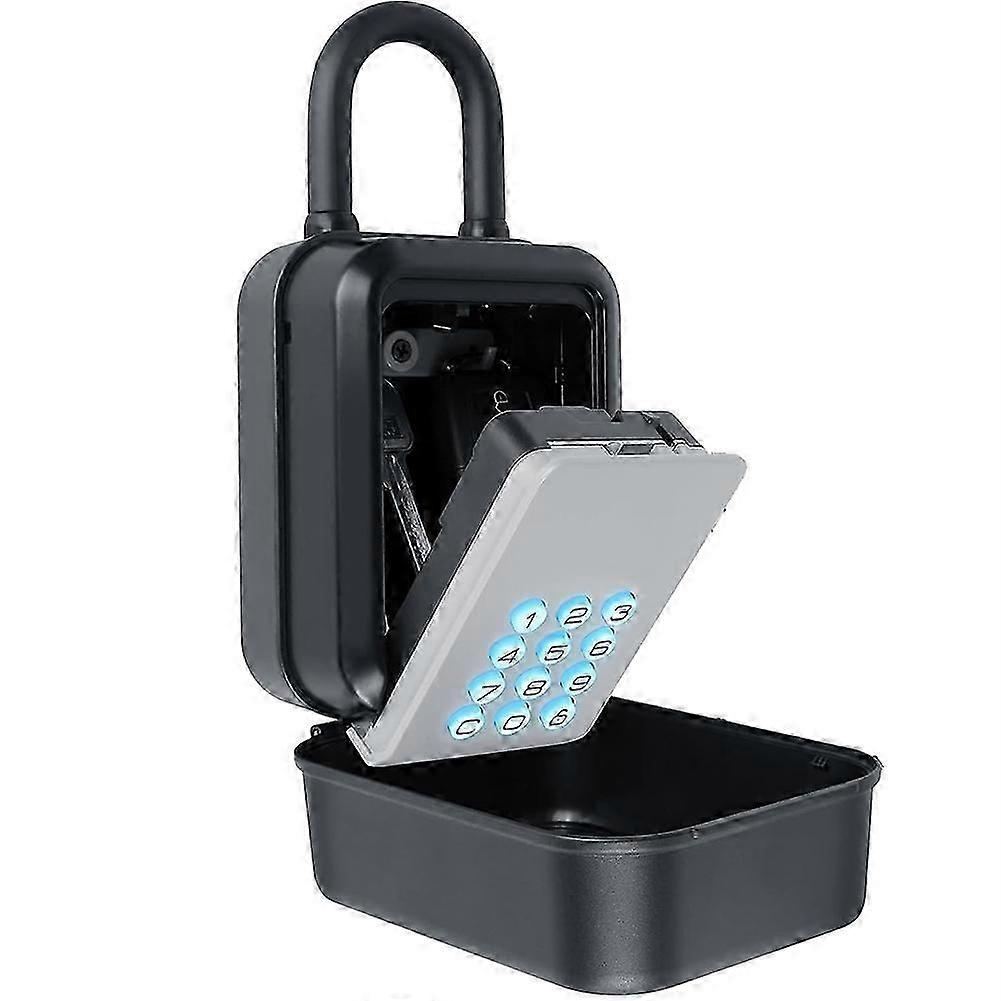 Smart Key Lock Box with Code - Bluetooth & PIN Unlock,APP Controlled Digital Lockbox for Keys Indoor & Outdoor,for Short