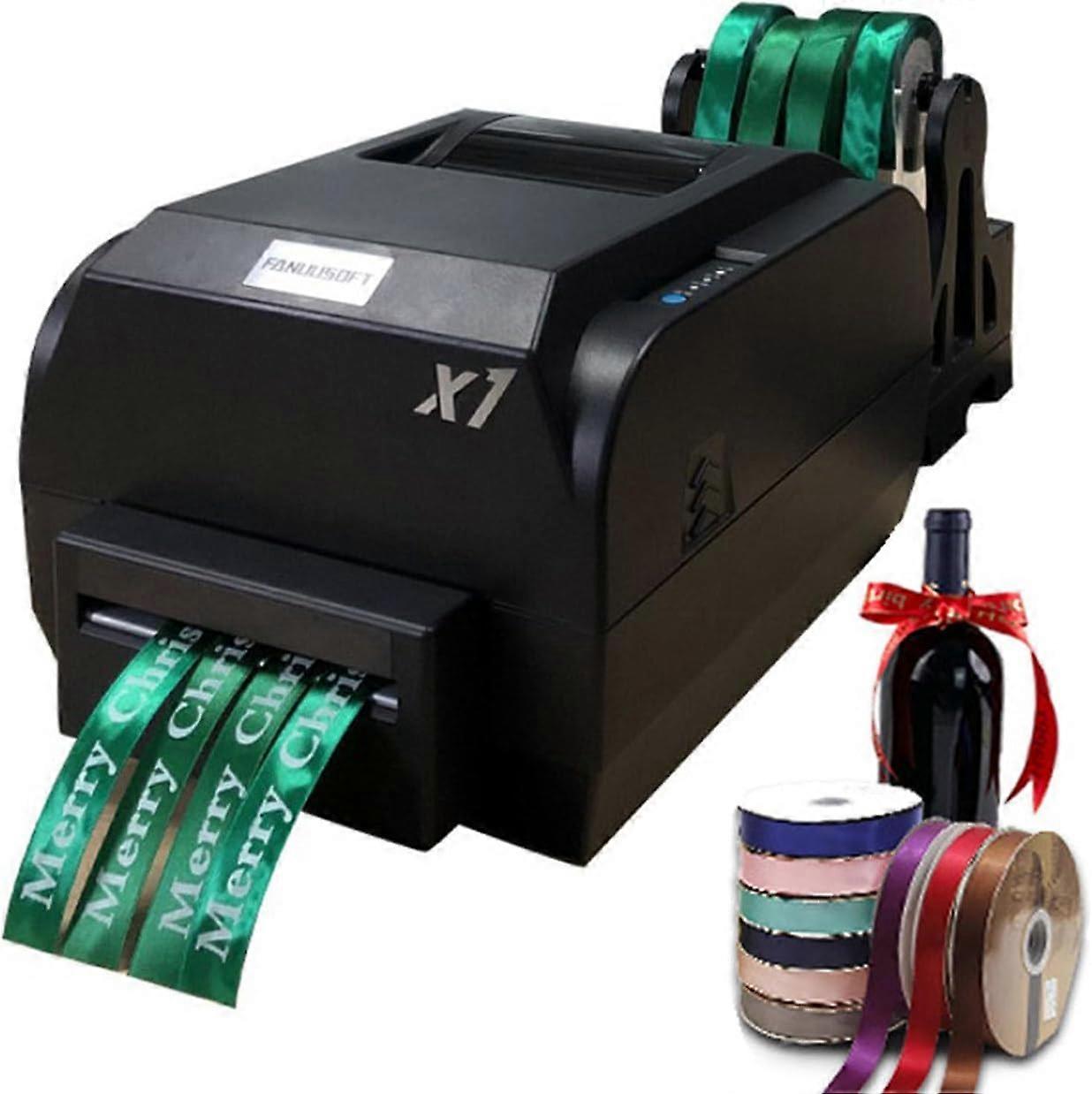 Automatic Digital Thermal Ribbon Printer with Speed Printing for Gift Ribbons and Streamers