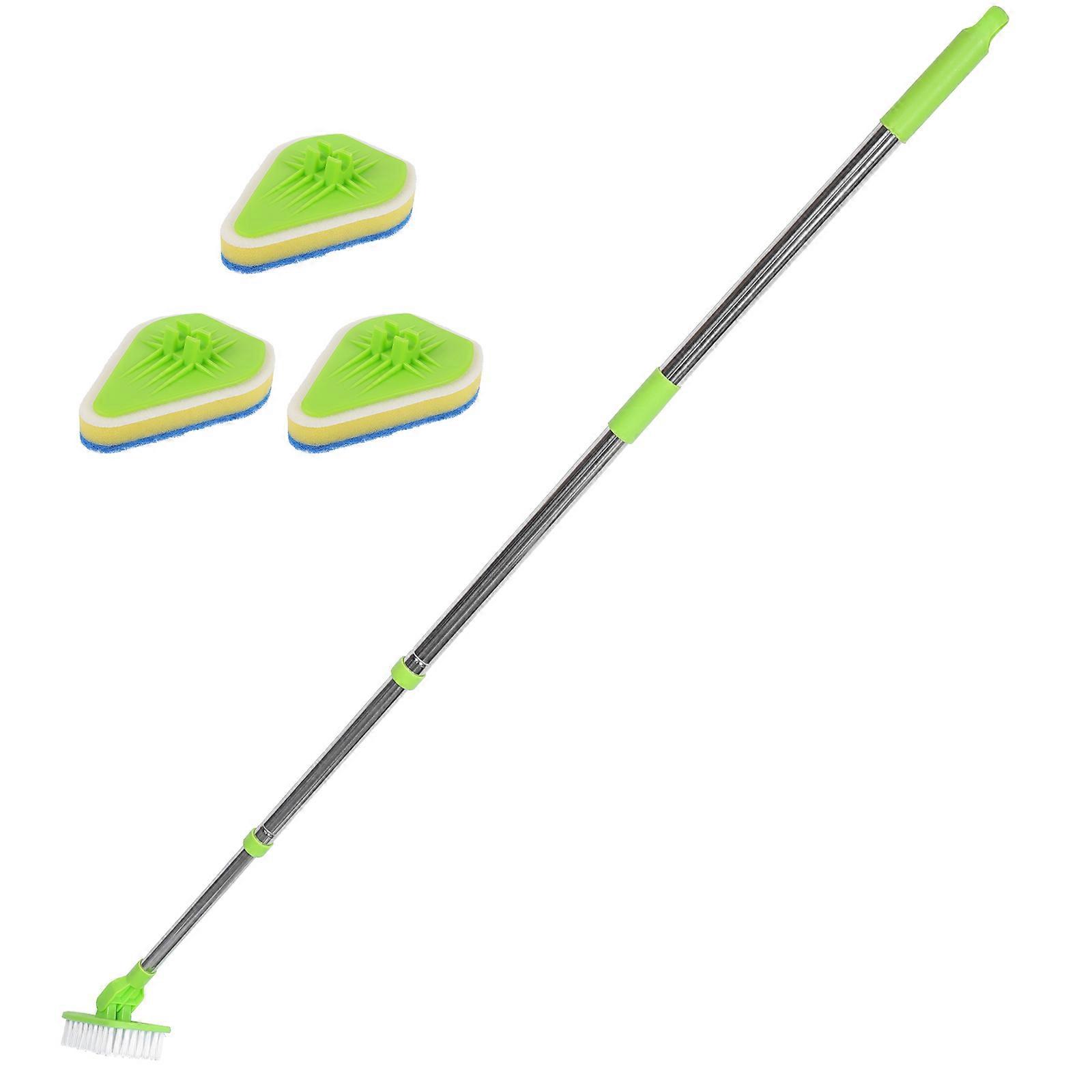 Green Floor Brush Scrubber for Tile Corner Cleaning 5Sets