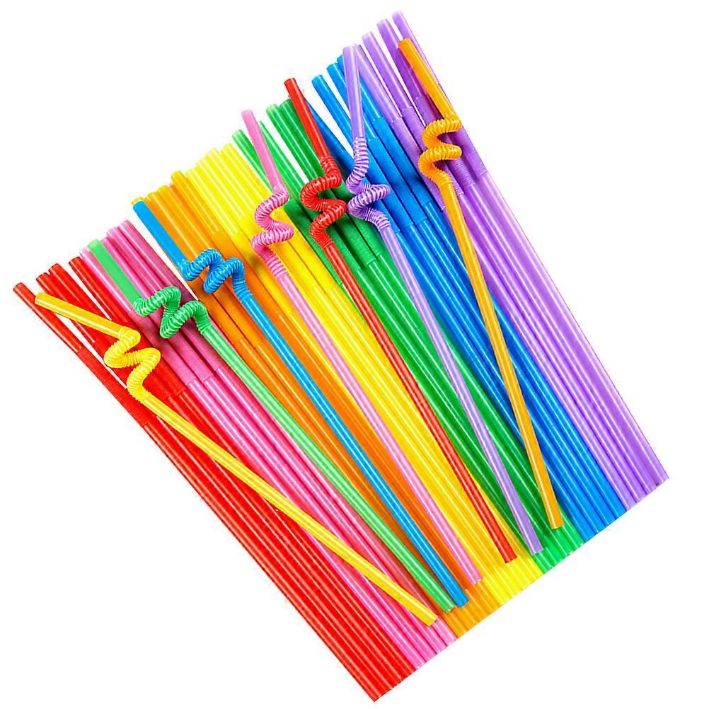 Straw Bent for Drinking 400Pcs Party Decorative Set