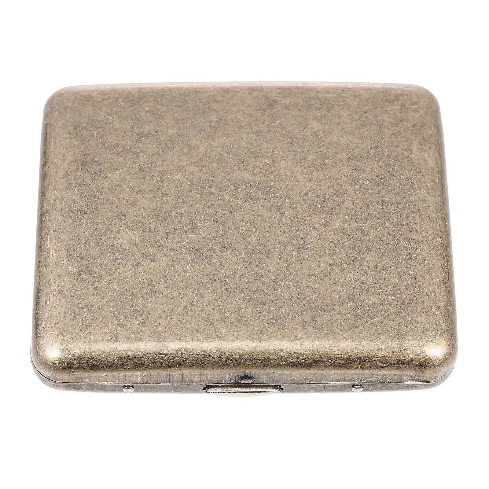 Metal Case for Storage Use with Spring Clip 2Pcs