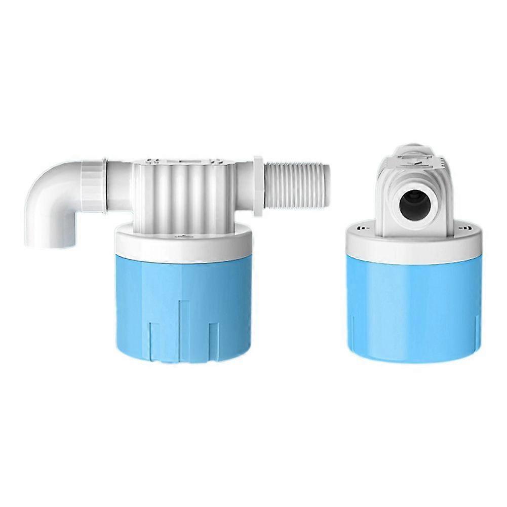 2pcs Automatic Float Valve Water Level Control Switch Horizontal Inflow Installed Inside Tower Tank Side Water Inlet