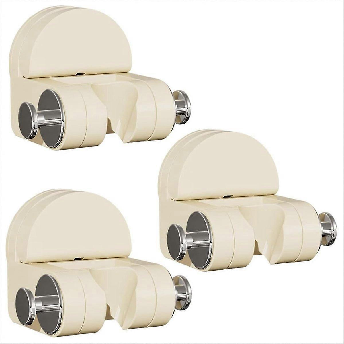 3pcs Suction Cup Shower Holder,Shower Head Holder Wall Mount,C