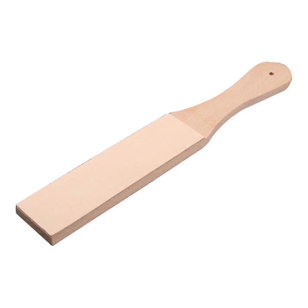 Beige Sharpening Strop Dual Double-Faced Tool for Sharpening Whetstone