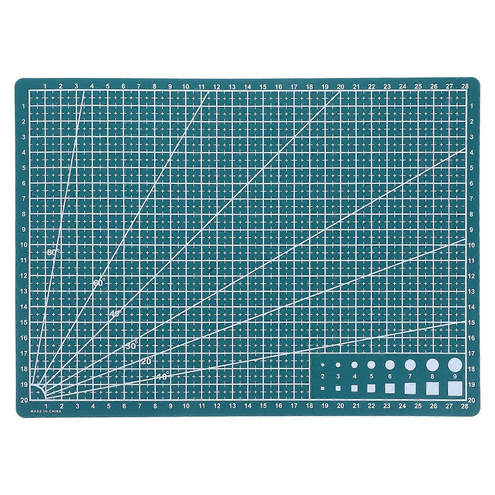 Hobbyist Cutting Mat Double Side Cutting Board for DIY Use Green