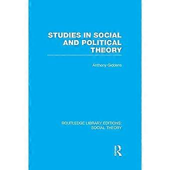 Studier i social og politisk teori (Routledge Library Editions: Social Theory)
