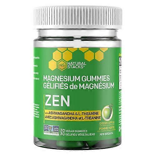Natural Stacks Zen Magnesium Gummies, 30 Count