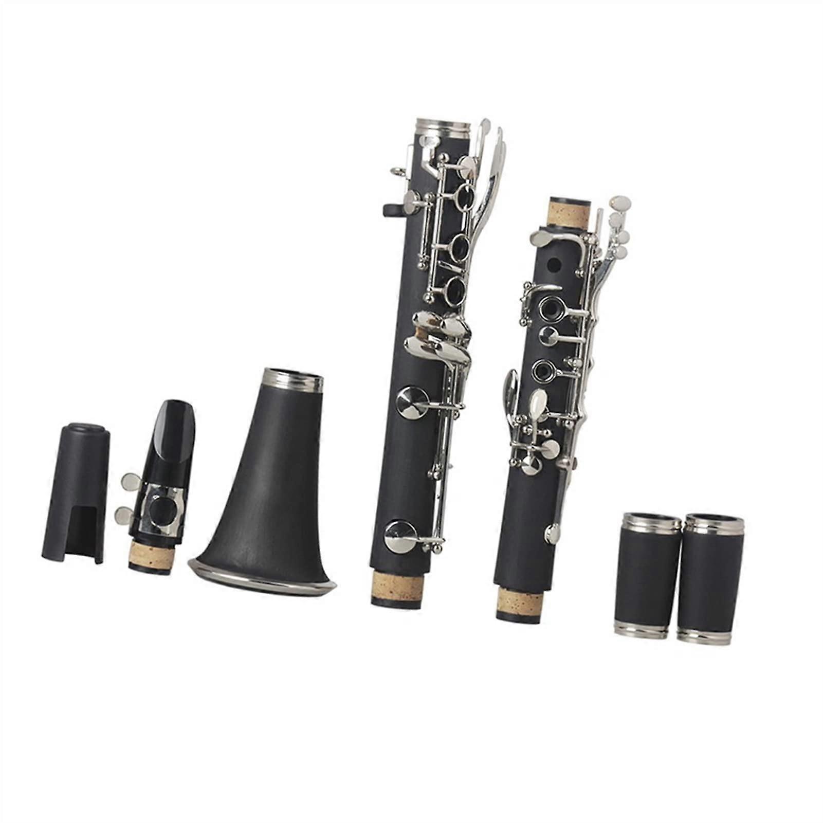 B Flat 17 Key Bakelite Clarinet with Case for Beginners and Students