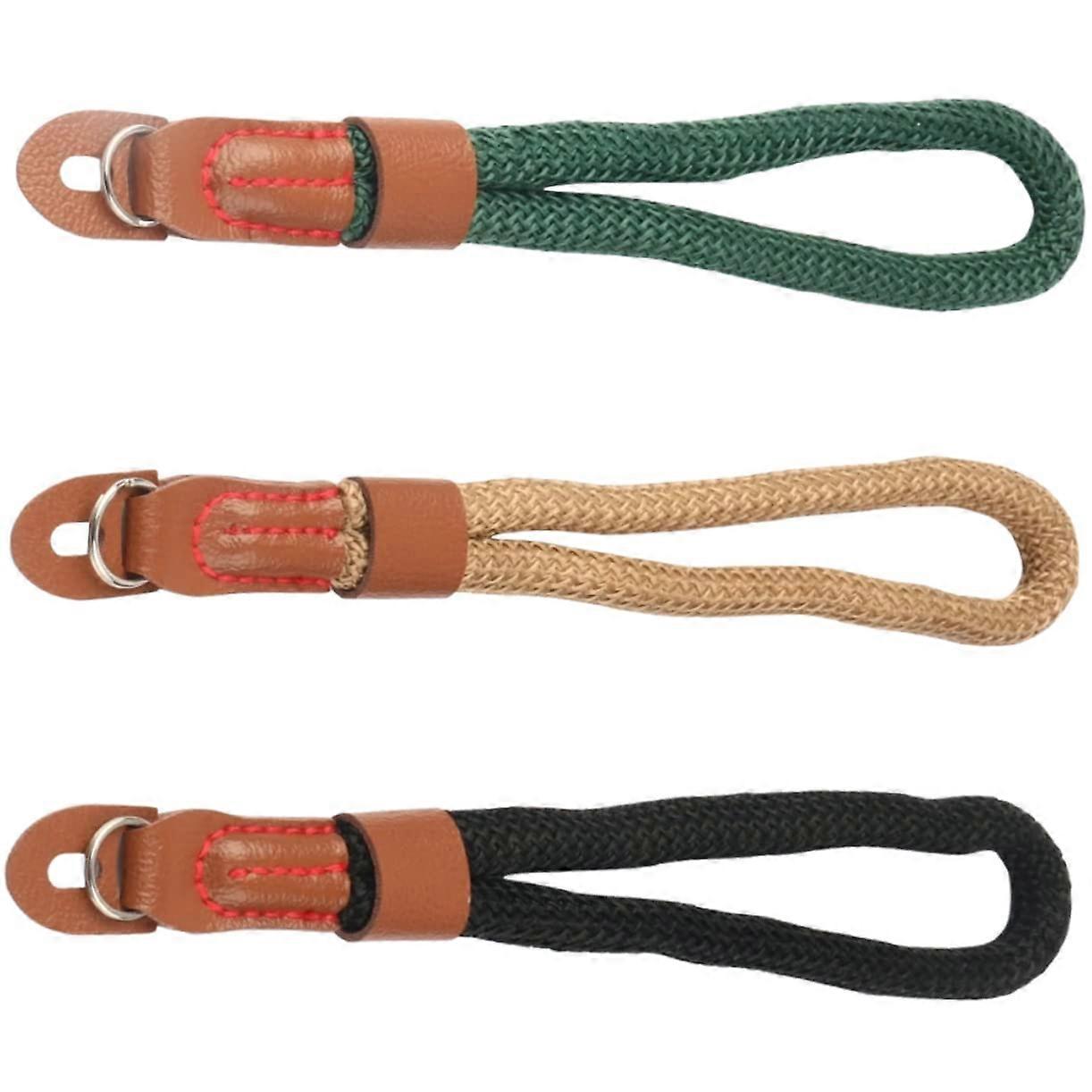 3pcs Camera Wrist Strap Set, Durable Adjustable Hand Lanyards for Mirrorless Cameras, Comfortable Secure Carry