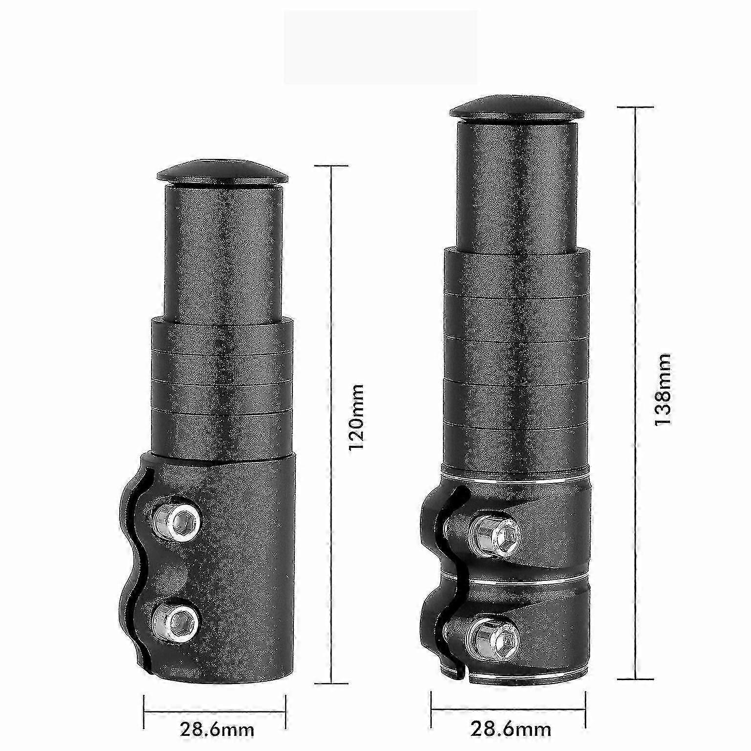 Bicycle Fork Stem Extender Handlebar Riser Extension Adapter For Mountain Bike