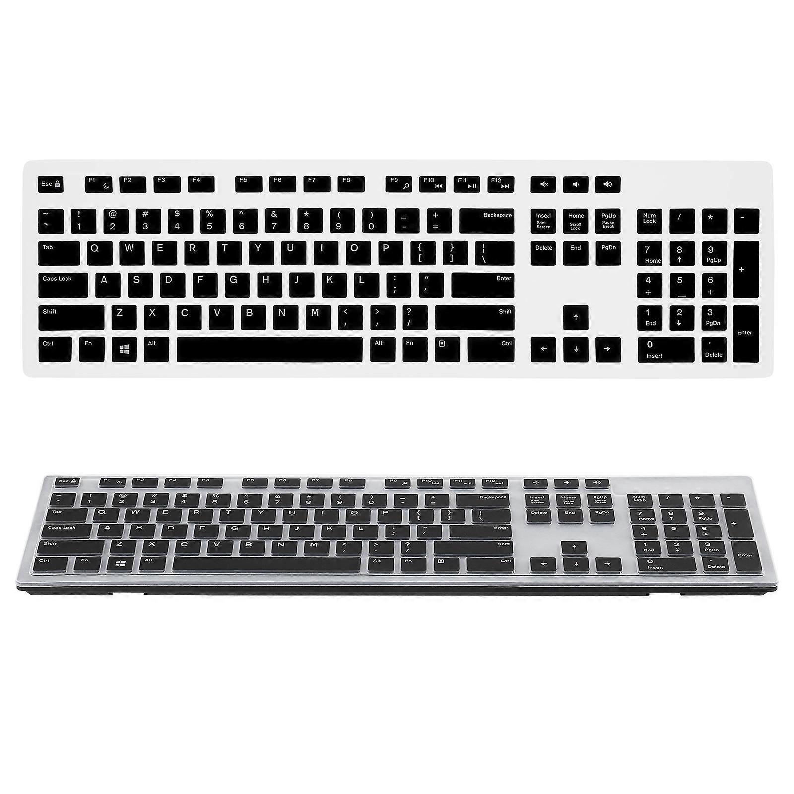 1 Pc Keyboard Protector Compatible for Dell KB216 Wired Keyboard (Black)