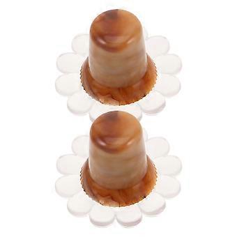 1 set Kit di riparazione dell'ombrello con tappi superiori in plastica, parti dell'ombrello ad alta densità per la protezione impermeabile Parti di ricambio per punte rotte