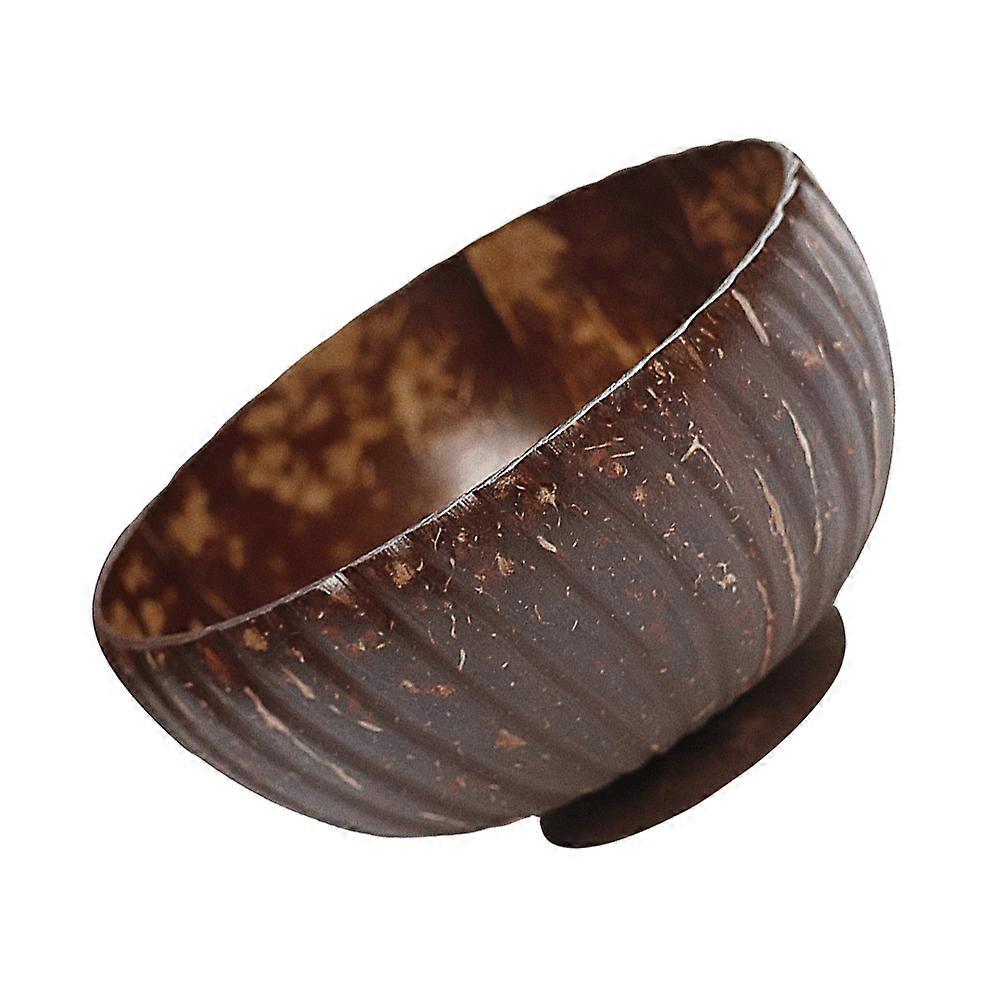 Brown Coconuts Shell Bowl for Salad Use Kitchen Tableware