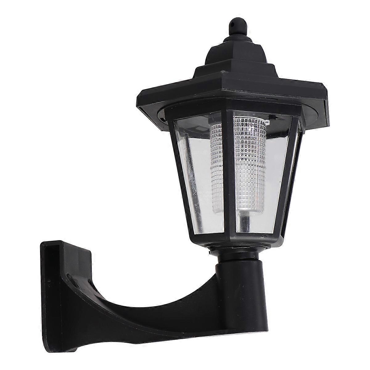 Solar Powered Wall Lamp Hexagonal Wall Light for Garden 4Pcs