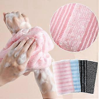 100cm Exfoliating Washcloth Back Scrubber For Shower Women Men Soft Multi-Function Foam Bath Towel Ultra-Long Exfoliating Towels