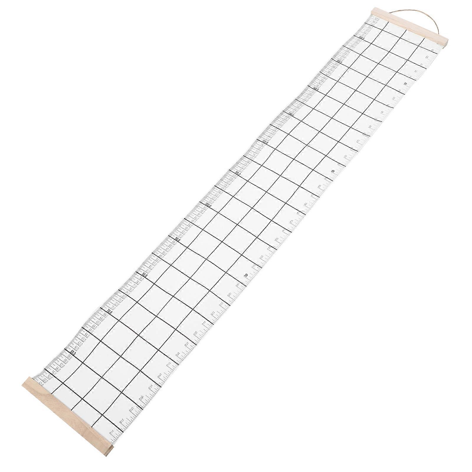 White Growth Chart Wall Decor for Height Measuring