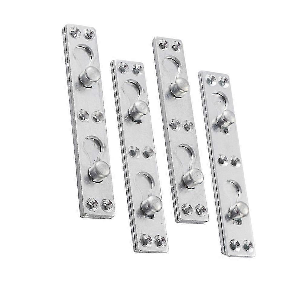 Thicken Bed Hinge for Home Use, Includes 12 Silver Nails