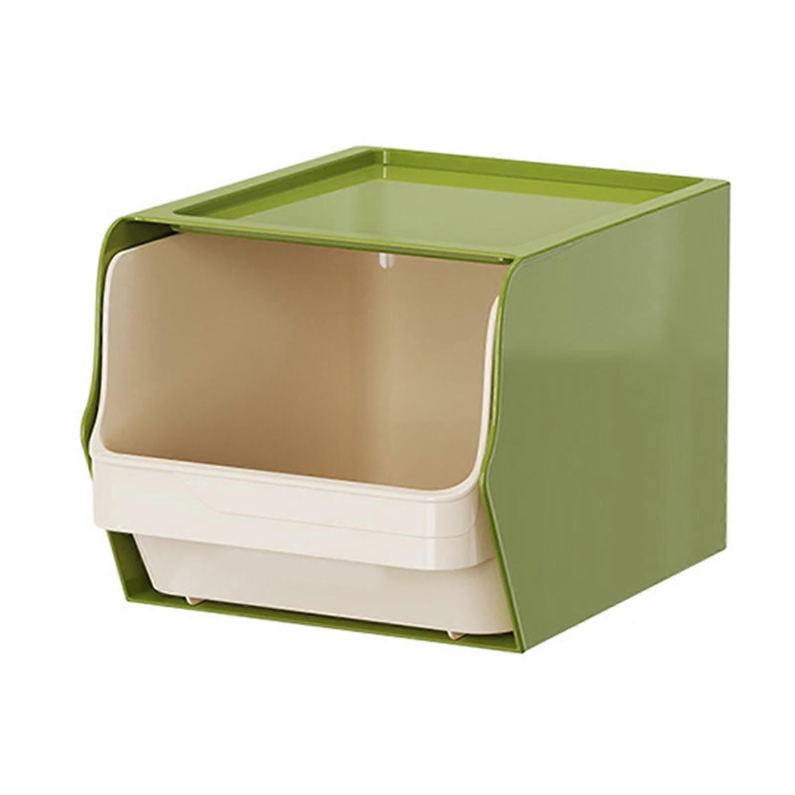 Wall Mount Teabag Storage Box Large Capacity Drawer For Coffee and Snacks Sturdy PP Stackable Space Optimization