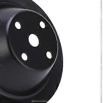 Metal Crankshaft Pulley Long Water Pump Pulley Replacement compatible with Chevy SBC 262 327 400 Engine
