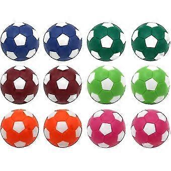 Table Soccer Foosballs Replacement Balls Mini Multicolor 36mm Official Foosball 12 Pack