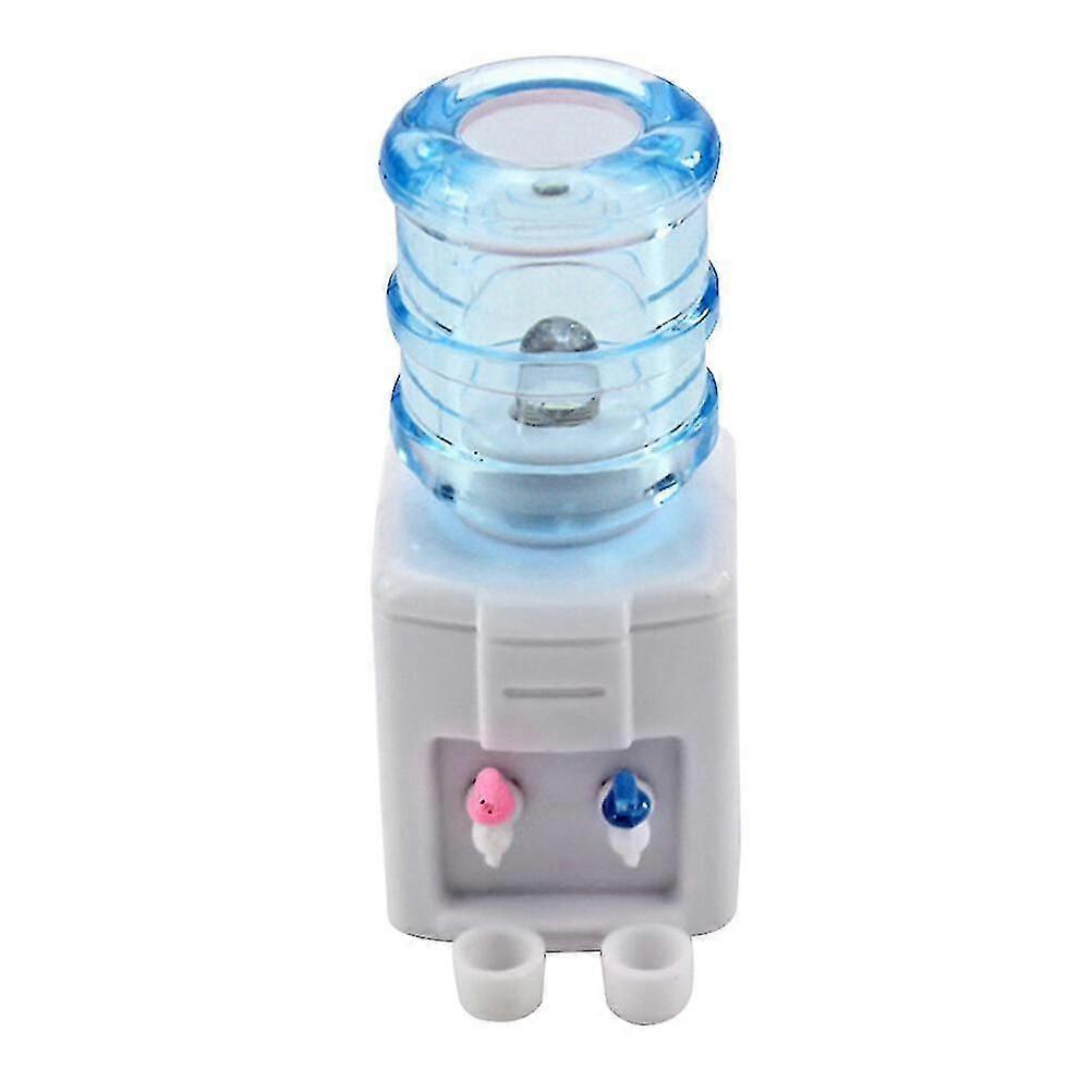 1 set mini vattendispenser dockhusdekor dricksfontän modell mini husdekor
