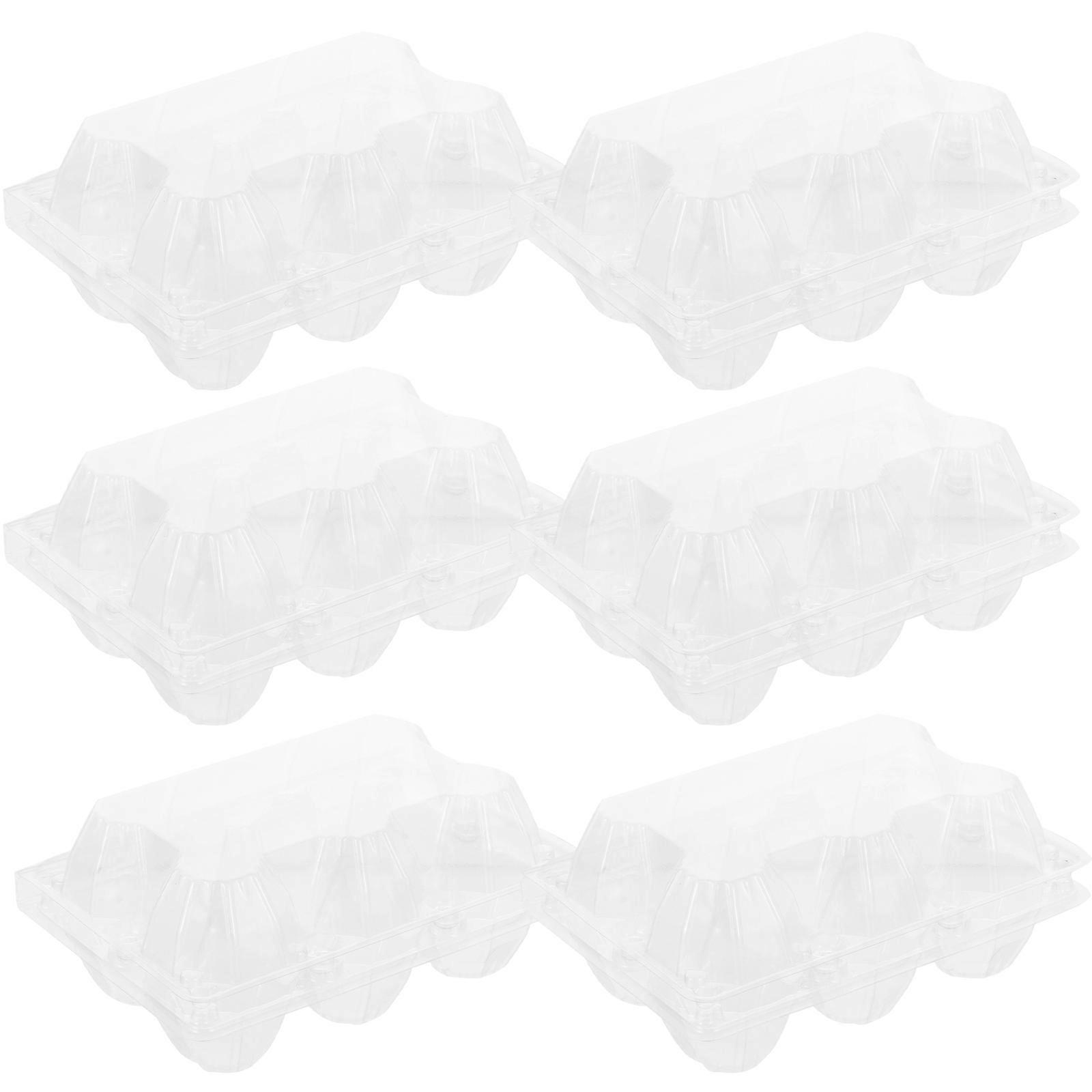 20Pcs Plastic Egg Fresh Keeping Boxes Egg Storage Boxes Egg Storage Holders