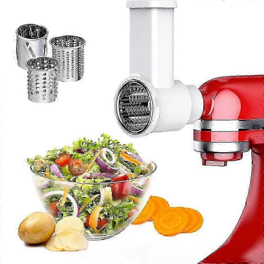 KitchenAid Salad Maker Compatible Vegetable Slicer and Shredder Attachments compatible withFresh Prep
