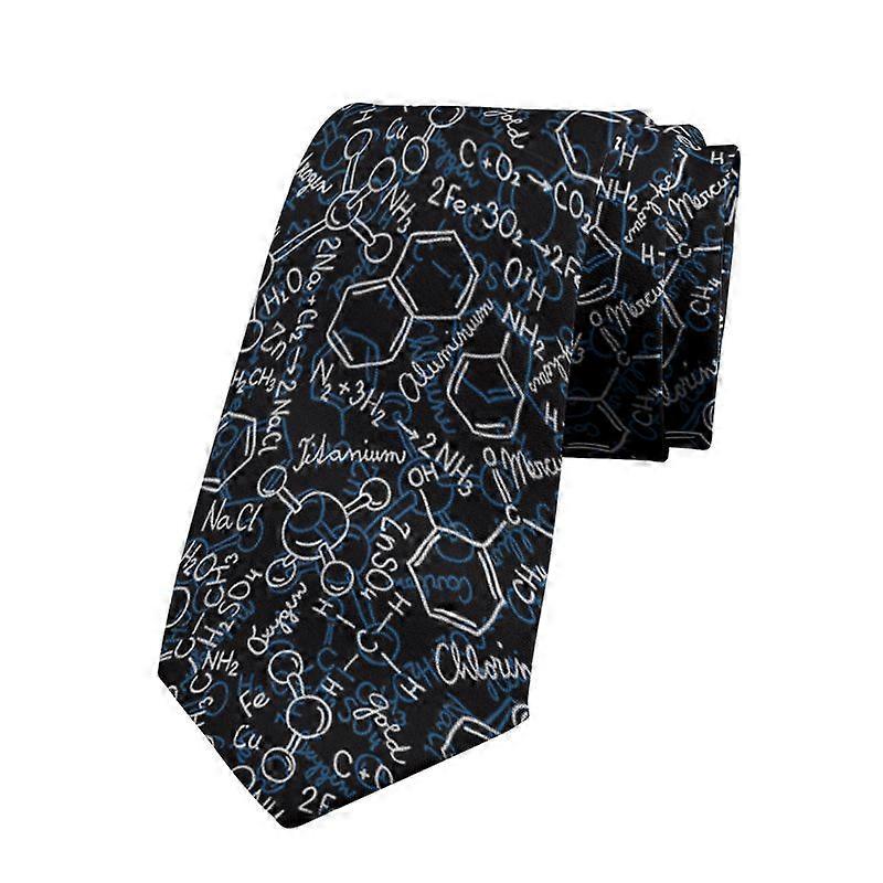 Polyester Wedding Accessories Tie | Math Formula Accessories | Math Formulas Tie - 8cm