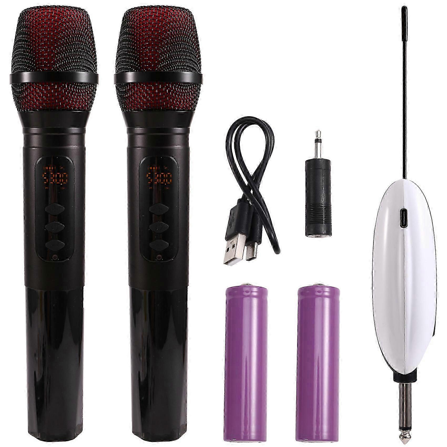 UHF Wireless Rechargeable Microphone Expander 6.5mm Microphone Mixer Multi-Channel Input Expander