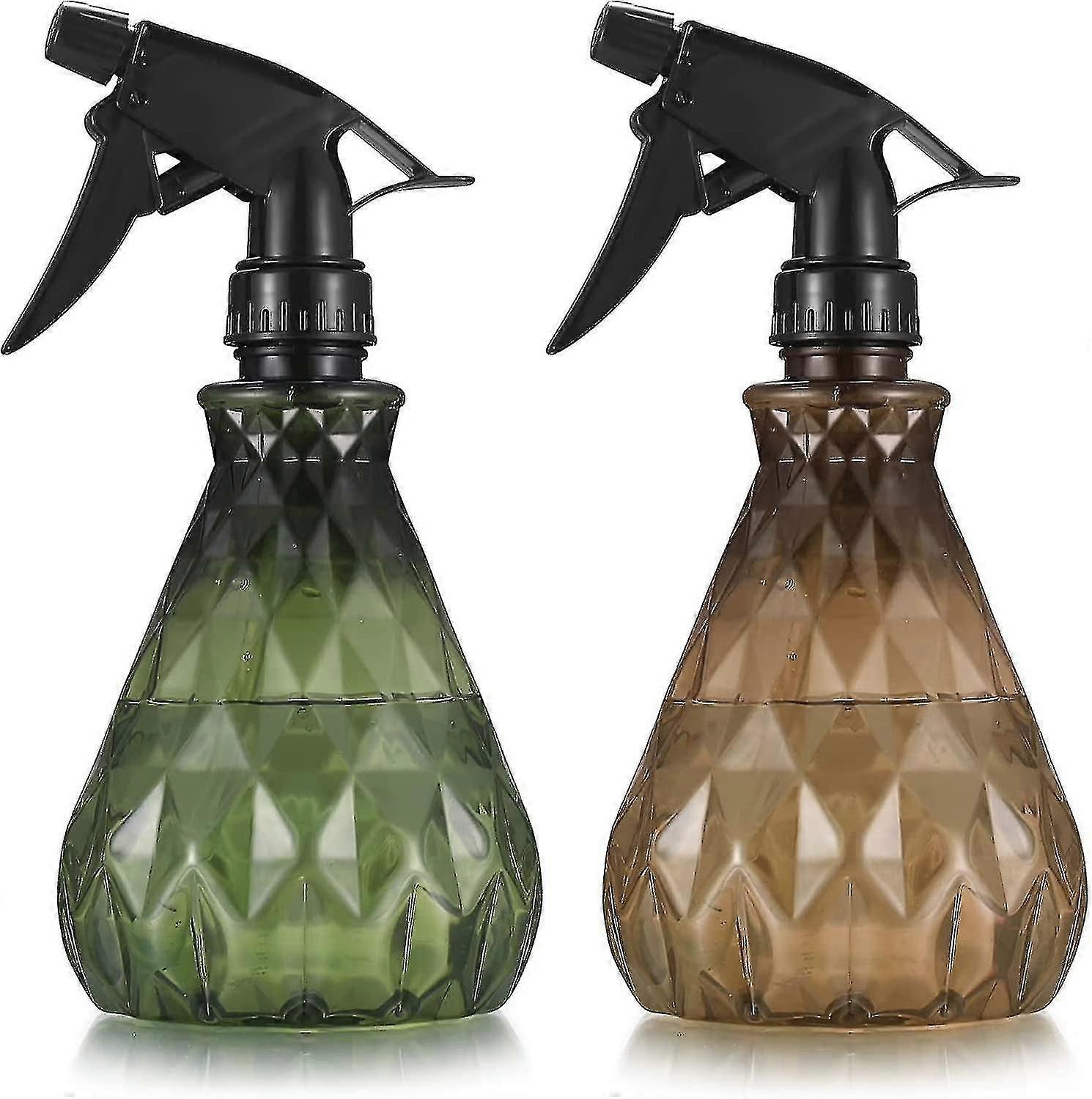 2pcs 500ml Spray Bottle With Adjustable Nozzle