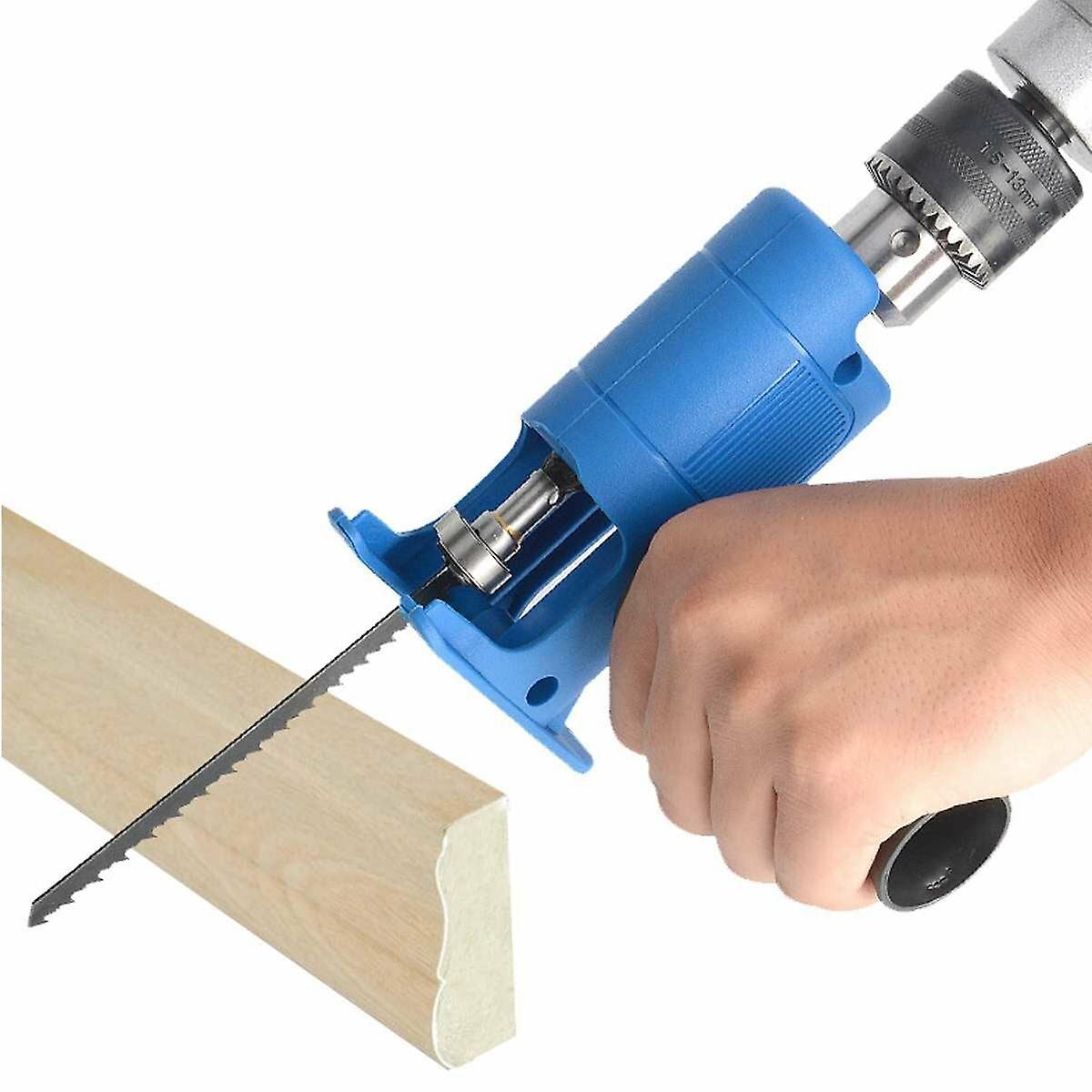 Reciprocating Saw Attachment Adapter Change Electric Drill Into Reciprocating Saw For Wood Metal Cutting
