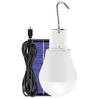 Beinhome Led Solar Light Bulb Solar Lamps For Outdoors, Solar Lantern Camping Lamp Solar Hanging Lamp With Solar Panel, 3w Light Bulb, Solar Lighting