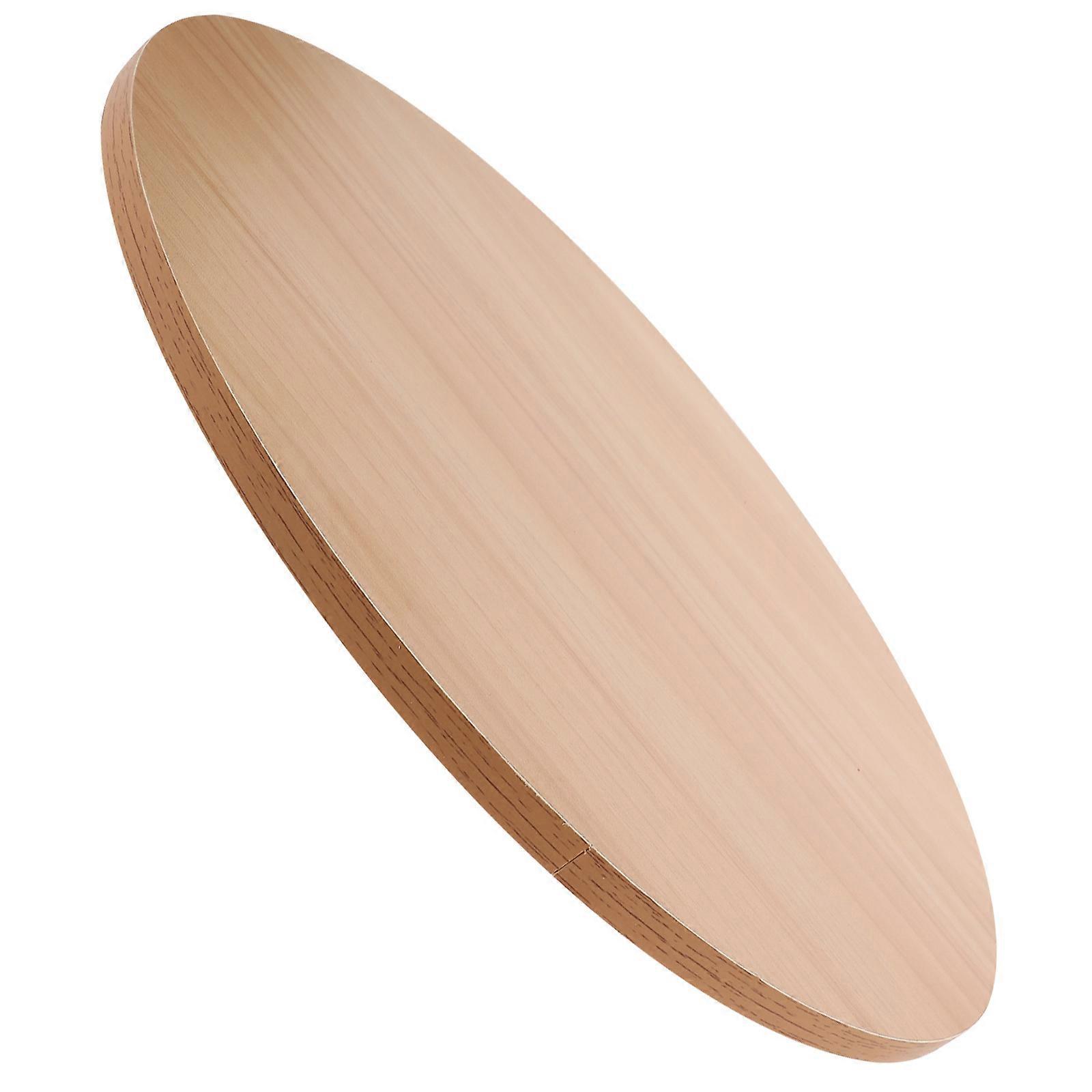 Thick Round Table Top Solid Wood Desktop Replacement Coffee Table Countertop Dining Surface, Easy to Clean and Maintain
