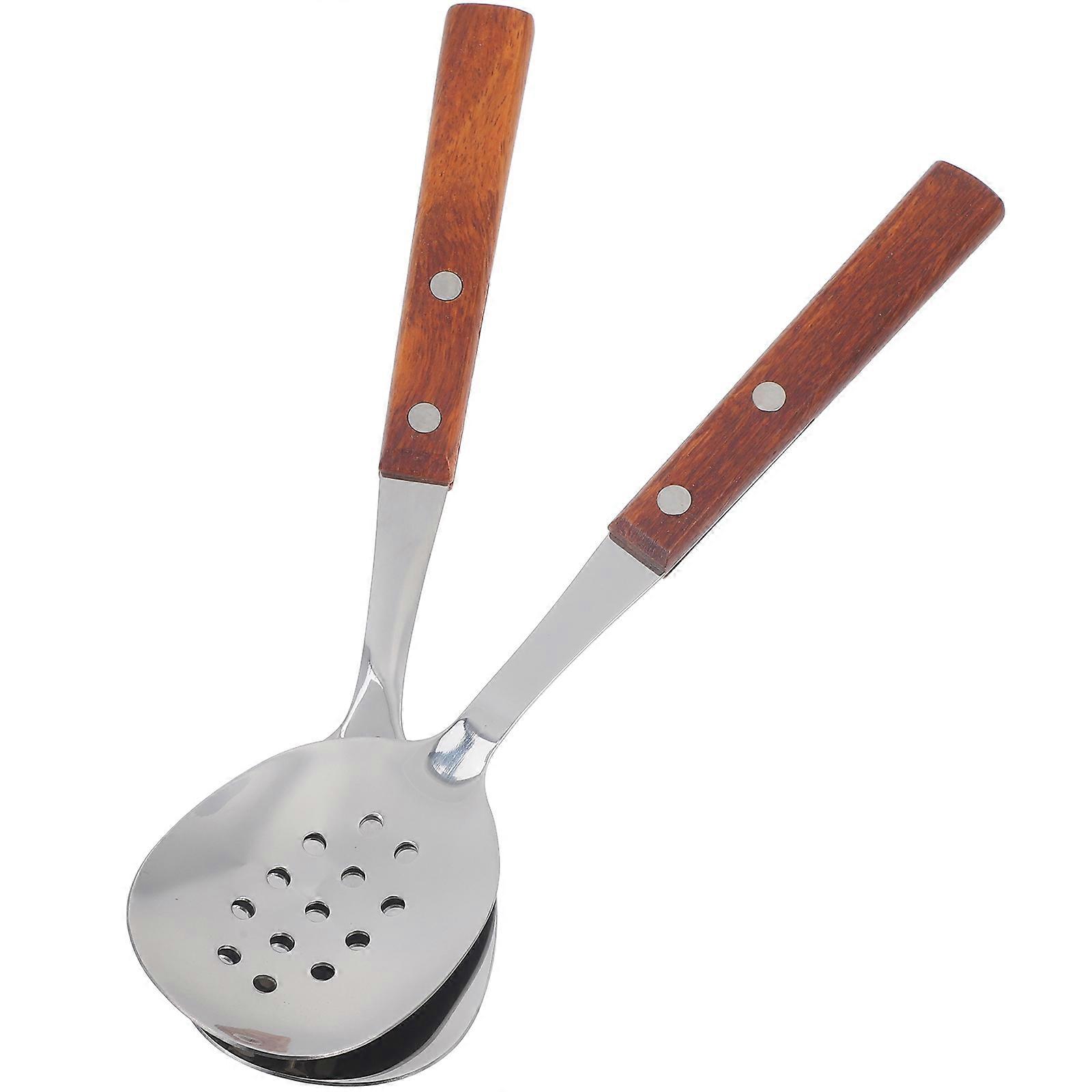 1 Set Buffet Serving Spoon Food Serving Spoon Kitchen Slotted Spoon Kitchen Accessory