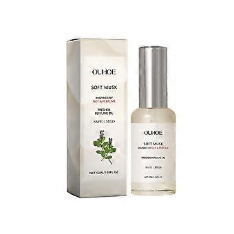 OUHOE Soft Musk perfume Oil (Musk Flavor) Sweet, Portable, Elegant, Natural, Fresh, Charming, Long lasting