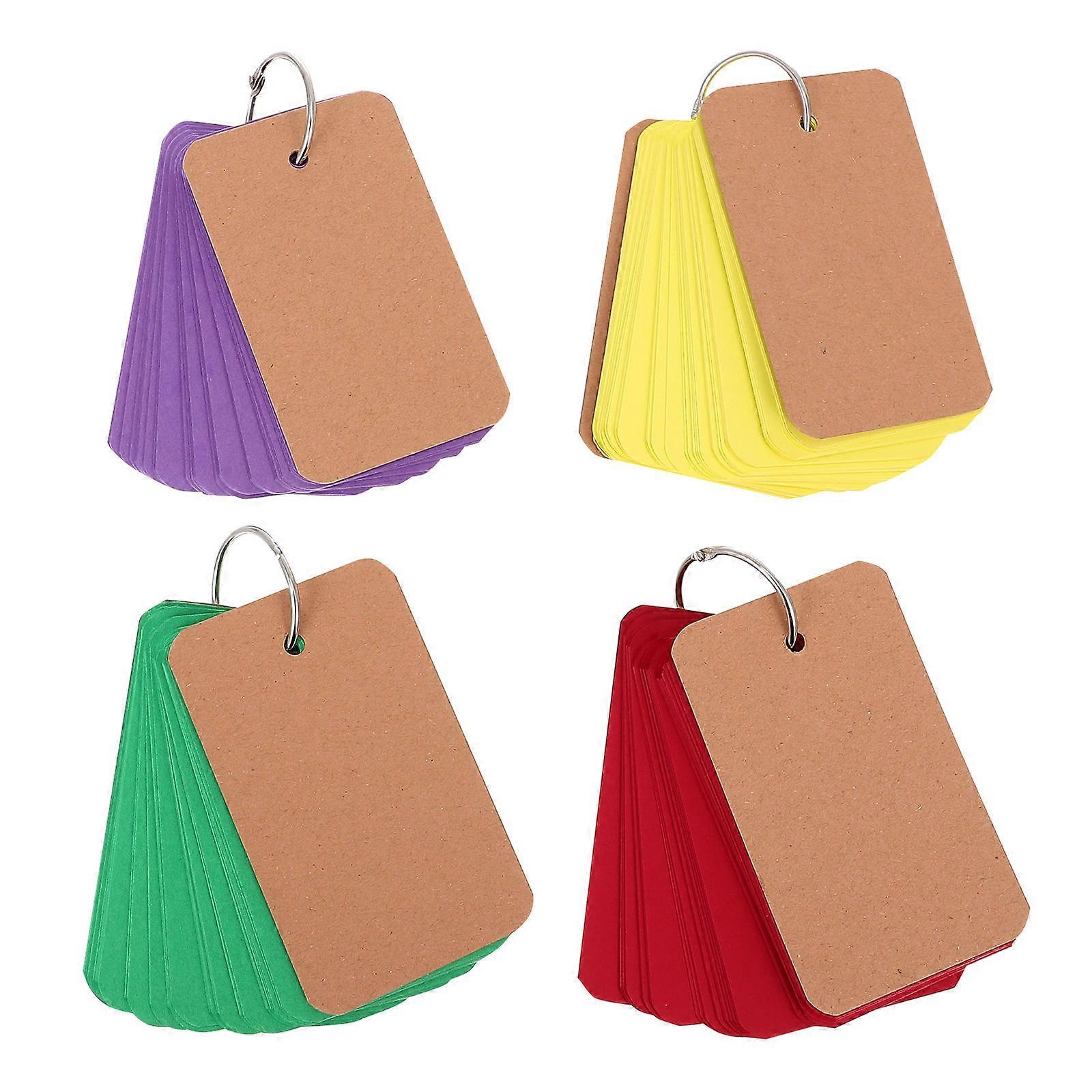 Creative Keychain Mini Notebook Memo Pads for School Use 4Pcs
